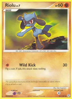 Pokémon-Karte Riolu 061/130