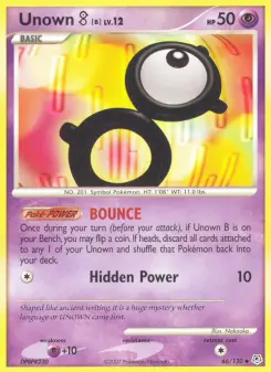 Pokémon-Karte Unown B 066/130