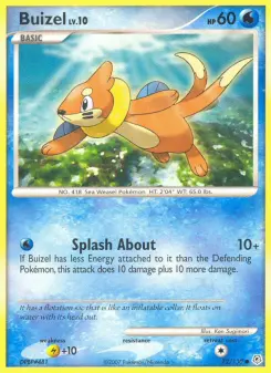 Pokémon-Karte Buizel 072/130