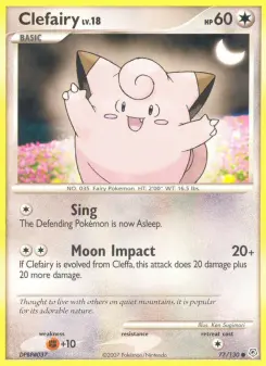 Pokémon-Karte Clefairy 077/130