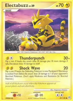 Pokémon-Karte Electabuzz 081/130
