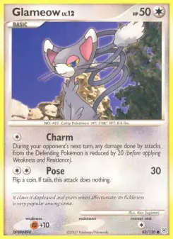 Pokémon-Karte Glameow 083/130