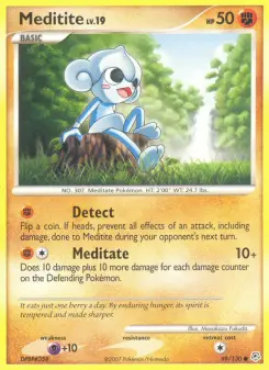 Pokémon-Karte Meditite 089/130