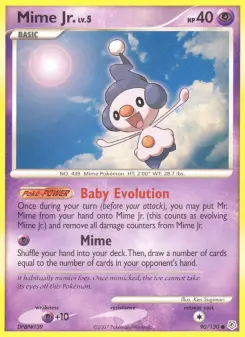 Pokémon-Karte Mime Jr. 090/130