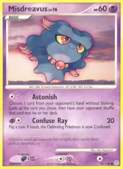 Pokémon-Karte Misdreavus 091/130