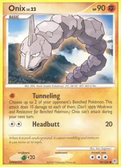 Pokémon-Karte Onix 092/130