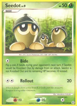 Pokémon-Karte Seedot 097/130