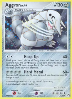 Pokémon-Karte Aggron 001/123