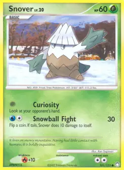 Pokémon-Karte Snover 101/123