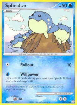 Pokémon-Karte Spheal 102/123
