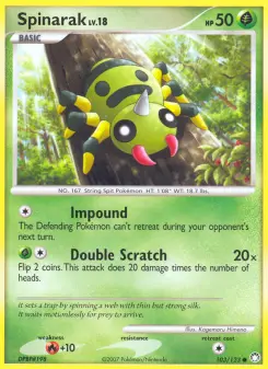 Pokémon-Karte Spinarak 103/123