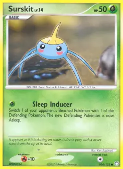 Pokémon-Karte Surskit 104/123