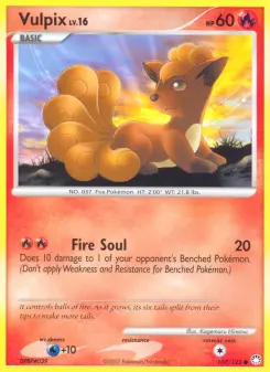Pokémon-Karte Vulpix 107/123