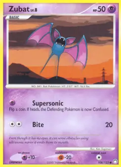 Pokémon-Karte Zubat 108/123