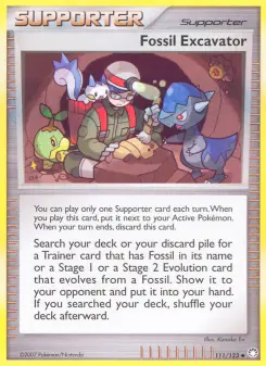Pokémon-Karte Fossil Excavator 111/123