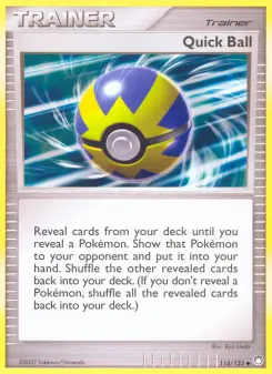 Pokémon-Karte Quick Ball 114/123