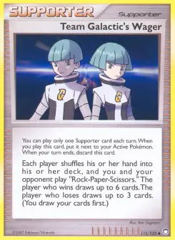 Pokémon-Karte Team Galactic's Wager 115/123