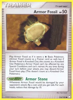 Pokémon-Karte Armor Fossil 116/123