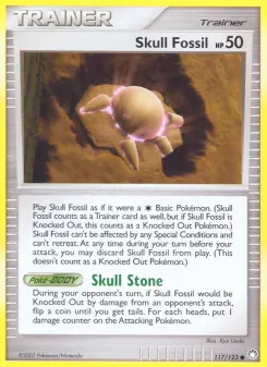 Pokémon-Karte Skull Fossil 117/123