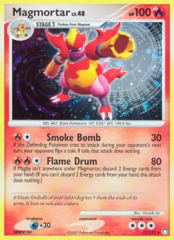 Pokémon-Karte Magmortar 012/123