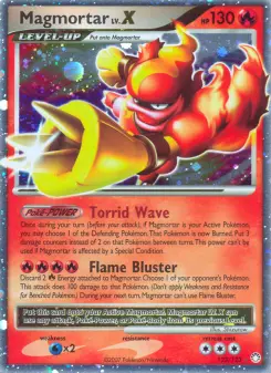 Pokémon-Karte Magmortar 123/123