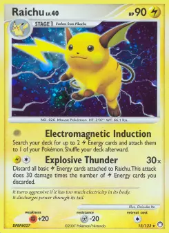 Pokémon-Karte Raichu 015/123