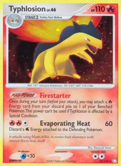Pokémon-Karte Typhlosion 016/123