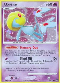 Pokémon-Karte Uxie 018/123