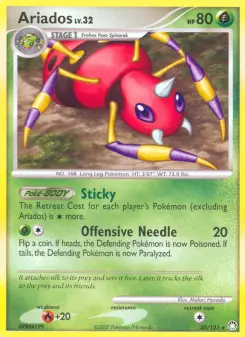 Pokémon-Karte Ariados 020/123