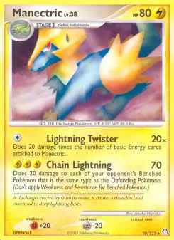 Pokémon-Karte Manectric 028/123