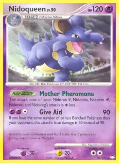 Pokémon-Karte Nidoqueen 031/123