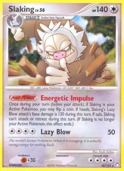 Pokémon-Karte Slaking 034/123