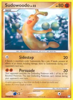 Pokémon-Karte Sudowoodo 035/123