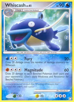 Pokémon-Karte Whiscash 040/123