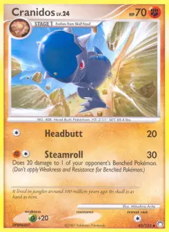 Pokémon-Karte Cranidos 043/123