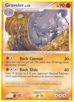 Pokémon-Karte Graveler 051/123