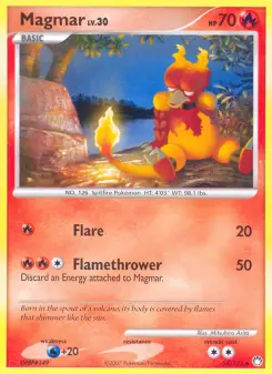 Pokémon-Karte Magmar 054/123