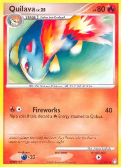 Pokémon-Karte Quilava 060/123