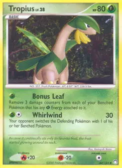 Pokémon-Karte Tropius 064/123