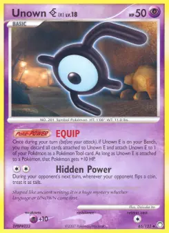 Pokémon-Karte Unown E 065/123