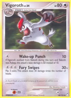 Pokémon-Karte Vigoroth 068/123