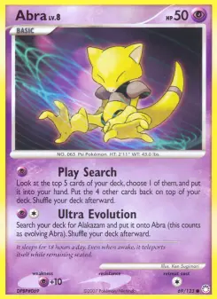 Pokémon-Karte Abra 069/123
