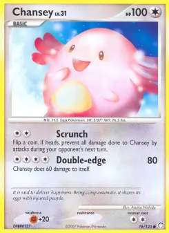 Pokémon-Karte Chansey 076/123