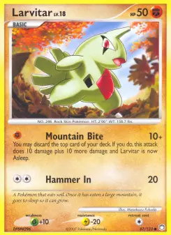 Pokémon-Karte Larvitar 087/123