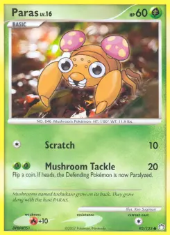 Pokémon-Karte Paras 092/123