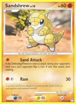 Pokémon-Karte Sandshrew 096/123