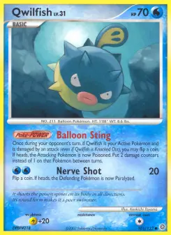 Pokémon-Karte Qwilfish 101/132