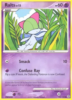 Pokémon-Karte Ralts 102/132