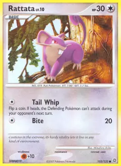 Pokémon-Karte Rattata 103/132