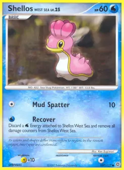 Pokémon-Karte Shellos West Sea 107/132